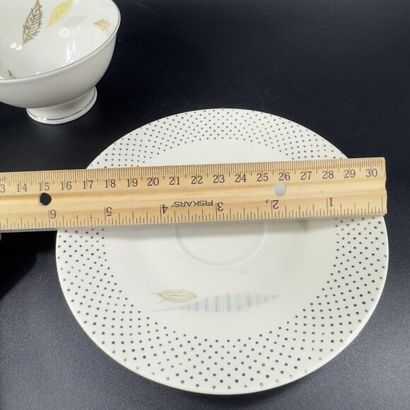 Antique Zeh Scherzer Bavaria Porcelain Teacup And Saucer Set Germany Vintage - Picture 5 of 14